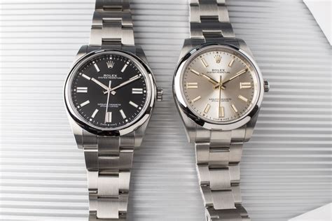 rolex oyster perpetual vs op 41.